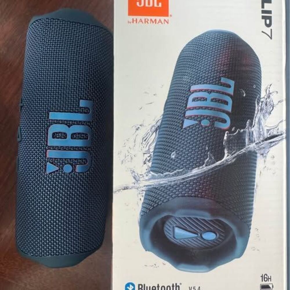 JBL FLIP 7 Portable Bluetooth Speaker Blue NEW